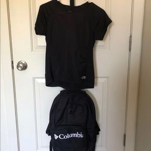 The north face short sleeve small